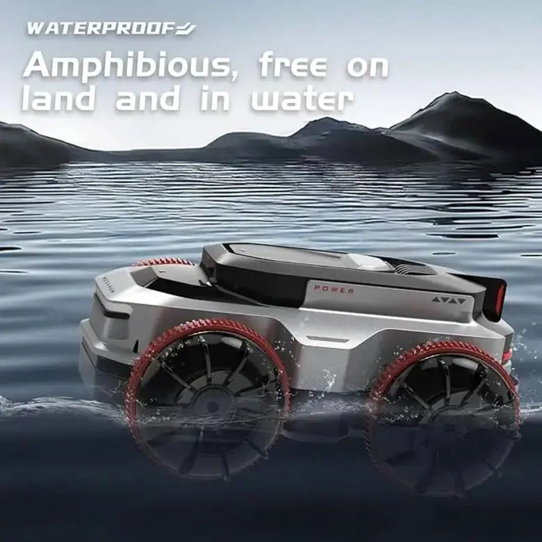 4WD Amphibious Mecanum Wheel RC Stunt Car toy