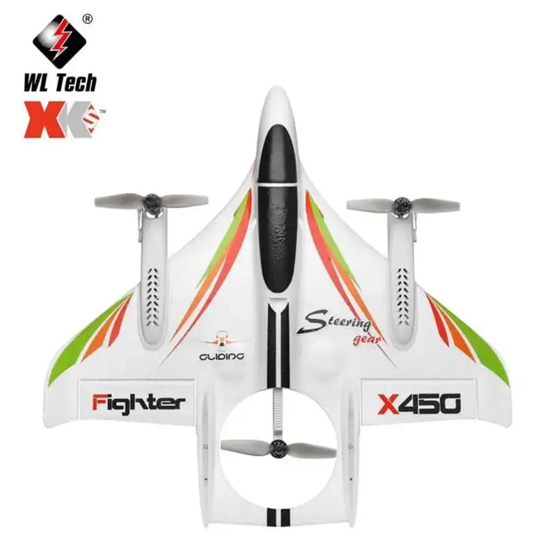 WLtoys XK X450 6-CH VTOL Fixed-Wing RC Fighter Jet (RTF) 6-CH VTOL · 6-CH toy